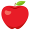 Red Apple emoji on Emojione